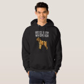 Brussels Griffon Whisperer Dog Hoodie (Voorkant volledig)