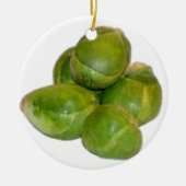 Brussels Sprouts Keramisch Ornament (Voorkant)