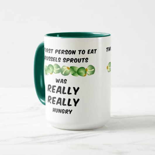 Brussels Sprouts Mok (Voorkant links)