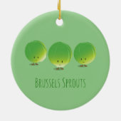 Brussels Sprouts | Versiering Keramisch Ornament (Achterkant)