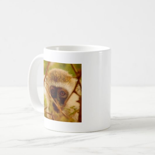 Brutaal Aapje. Koffiemok (Voorkant links)