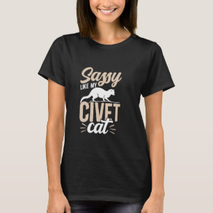 Brutaal Als Mijn Civetkat Afrikaanse Civet Wilde D T-shirt