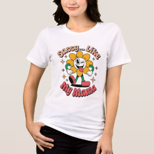 Brutaal als mijn mama Tri-Blend shirt