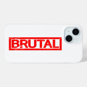 Brutal Stamp Case-Mate iPhone Case (Achterkant (horizontaal))