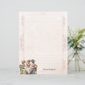  brutale dames high tea gevoerd briefpapier (Staand voorkant)