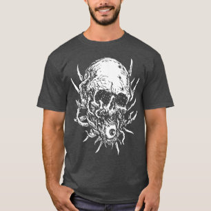 Brutale dood Metaal Eternal Sight Eye Skull door K T-shirt