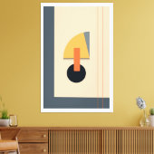 Brutale geometrische vormen canvas afdruk (Insitu (Woonkamer))