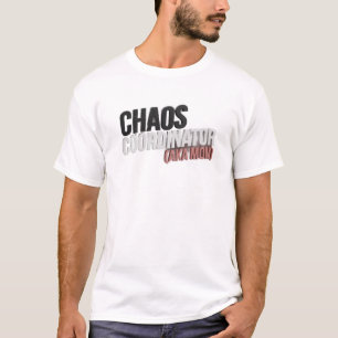Brutale Grijze CHAOS COÖRDINATOR MOM Origineel Des T-shirt
