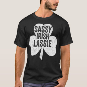 Brutale Ierse Meisje T-shirt Grappige St. Patrick
