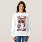 Brutale Kattenshirt Trui (Voorkant volledig)