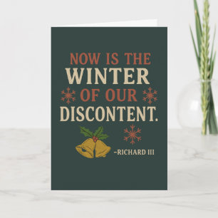 Brutale Kerstmis Shakespeare Citaten Kaart