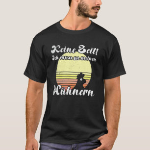Brutale Kip Zonnsondergang Moet Naar Mijn Kippen S T-shirt