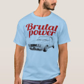 Brutale machtsstrijd t-shirt (Voorkant)