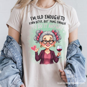 Brutale oma oud genoeg om het toch te doen Tri-Blend shirt