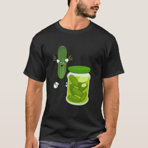 Brutale Pickle Jar Vegetariërs, Vegan, Groentelief T-shirt