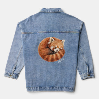 Brutale rode panda denim jacket