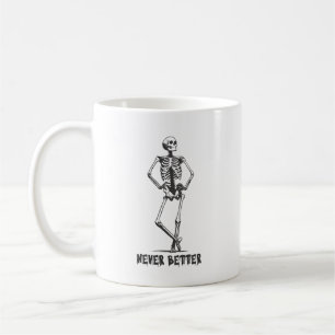Brutale Skelet "Nooit Beter" Koffiemok