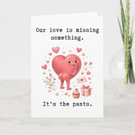 Brutale verjaardagskaart, Grappige Valentijnskaart Kaart