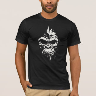 Brutalist Geometrisch Schedel Grafisch - Gorilla T-shirt