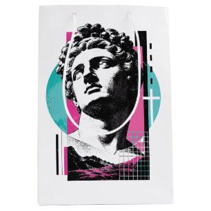 Brutalistische Retro Jezus Griekse Standbeeld Kolo Medium Cadeauzakje