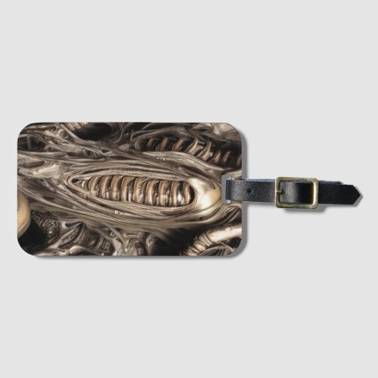 Bruto Alien Biomatter Xenomorf Hive Structuur Pen Bagagelabel (Voorkant (horizontaal))