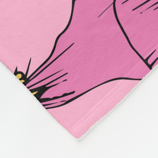 Bruto boho botanisch floraalroze groen fleece deken (Hoek)