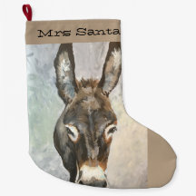 Brutus Miniature Donkey Kerstmis stoppen