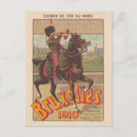 Bruxelles België Vintage Poster 1910