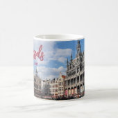 Bruxelles Belgique Pittoresque Café Mug Cup Souven (Centre)