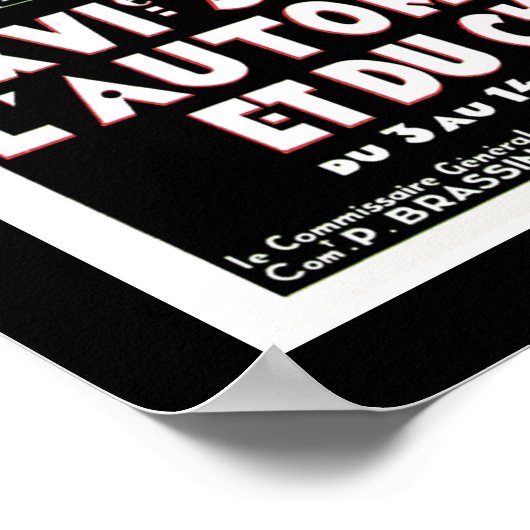 Bruxelles Cinquantenaire Poster (Hoek)