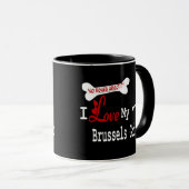 Bruxelles Griffon (I Love) Mug (Devant droit)