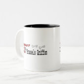 Bruxelles Griffon (I Love) Mug (Devant gauche)