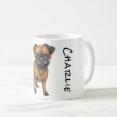 Bruxelles Griffon Mug (Devant droit)