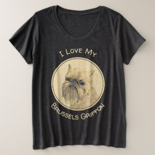 Bruxelles Griffon Peinture - Cute Original Chien A