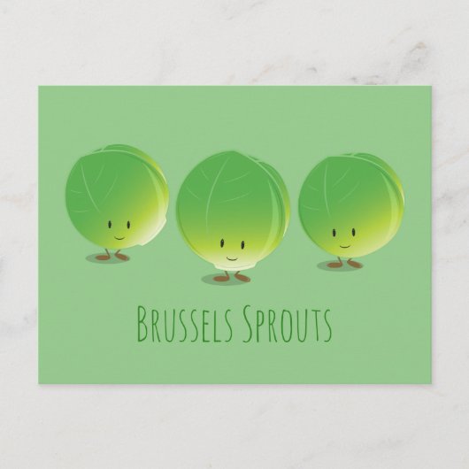 Bruxelles Sprouts | Carte postale (Devant)