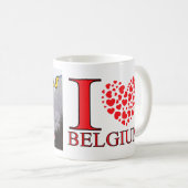 Bruxelles, Visite Belgique Café Mug (Devant droit)