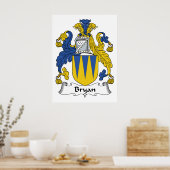 Bryan Family Crest Poster (Keuken)