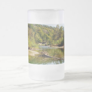 Bryant Creek Autumn Frosted Glass Beer Mok