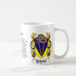 Bryant familie Crest op een mok