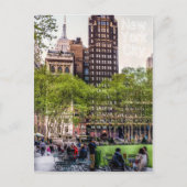 Bryant Park, carte postale NYC (Devant)