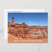 Bryce Canyon Briefkaart (Voorkant / Achterkant)