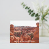 Bryce Canyon Briefkaart (Staand voorkant)