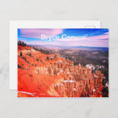 Bryce Canyon Briefkaart (Voorkant / Achterkant)