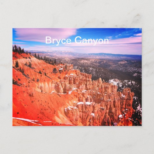 Bryce Canyon Briefkaart (Voorkant)