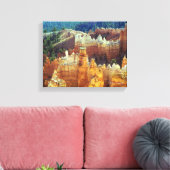 Bryce Canyon Canvas Afdruk (Insitu (Woonkamer))