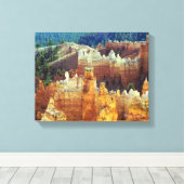 Bryce Canyon Canvas Afdruk (Insitu (Houten vloer))