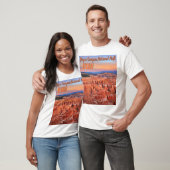 Bryce Canyon Desert Sunset Foto T-shirt (Unisex)