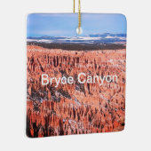 Bryce Canyon kerstversiering Keramisch Ornament (Rechts)