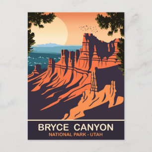 Bryce Canyon, Nationaal Park, Utah, Reizen Briefkaart