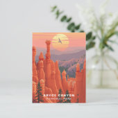 Bryce Canyon National Park Art, Verenigde Staten Briefkaart (Staand voorkant)